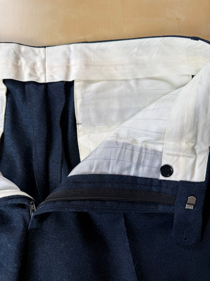 Completo anni ‘80 tessuto Loro Piana flanella lana e cashmere - tg. 50