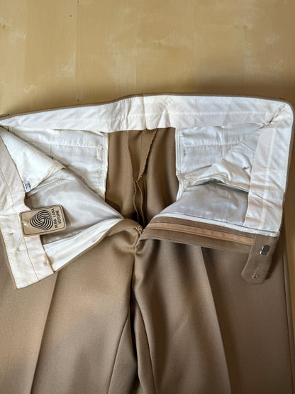 Pantaloni anni ‘70 cavalry twill beige (NOS) - tg. 50/52