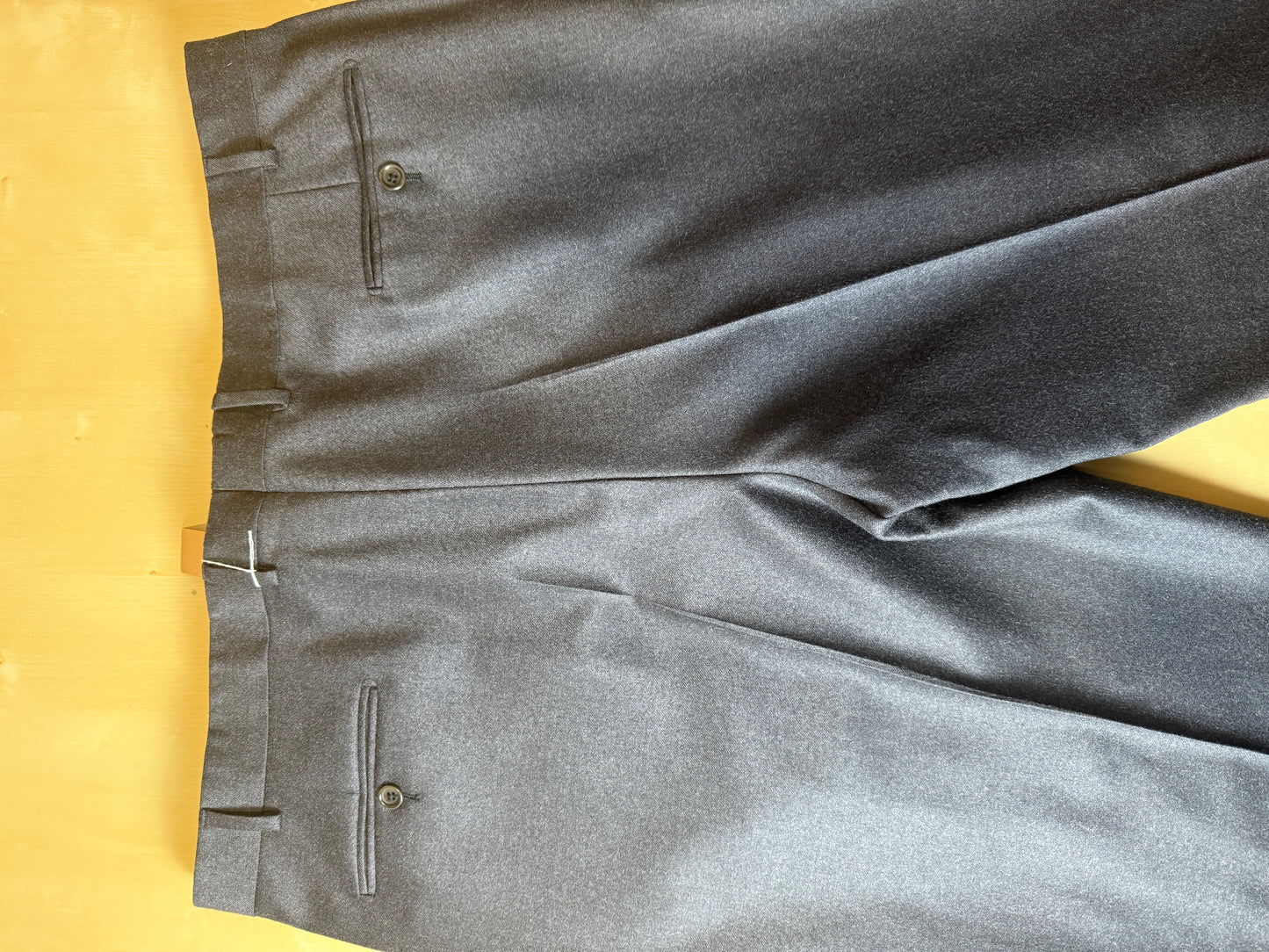 Pantaloni in flanella grigio antracite - tg. 60