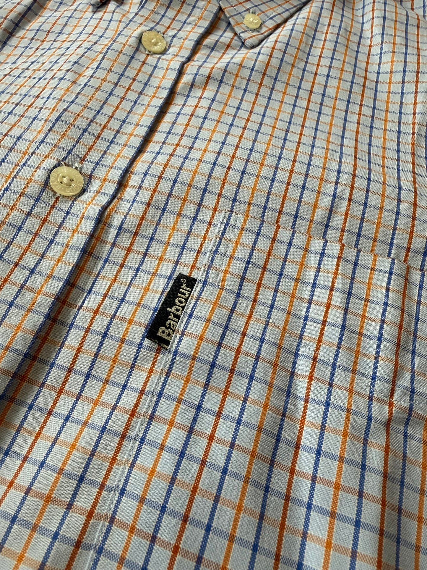 Camicia Barbour Oxford quadretti - M collo 39