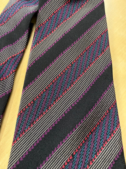 Cravatta Missoni regimental vintage