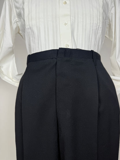 Smoking anni ‘60/‘70 monopetto revers a scialle - tg. 54/56 lunga