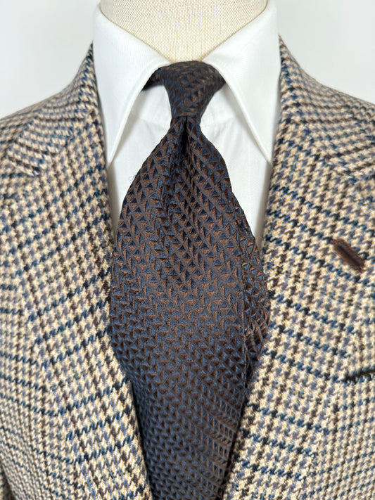 Cravatta Ermenegildo Zegna effetto rilievo