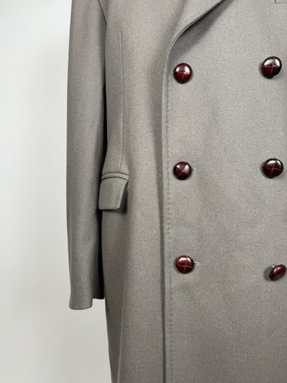 Cappotto De Paz doppiopetto grigio/cachi - tg. 56-58