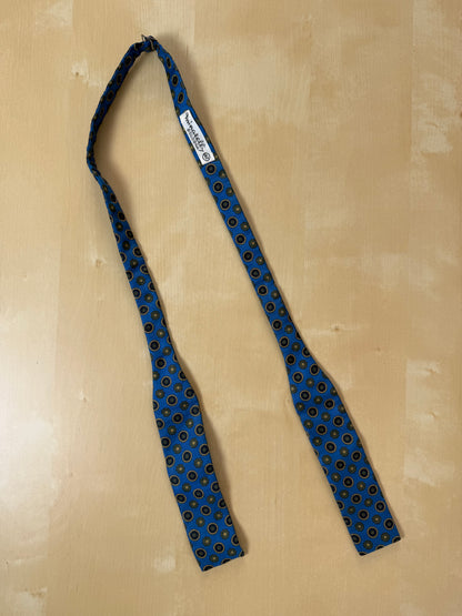 Papillon vintage azzurro micro fantasia