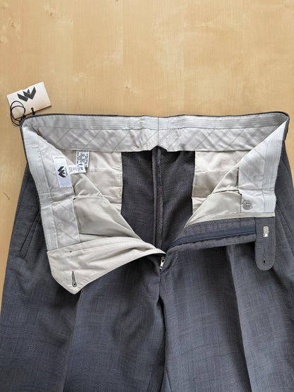 Pantaloni anni ‘80 fresco lana principe di Galles (NOS) - tg. 48