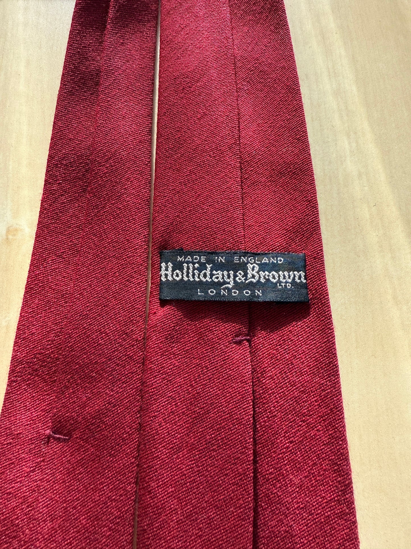 Cravatta Holliday & Brown vintage in lana