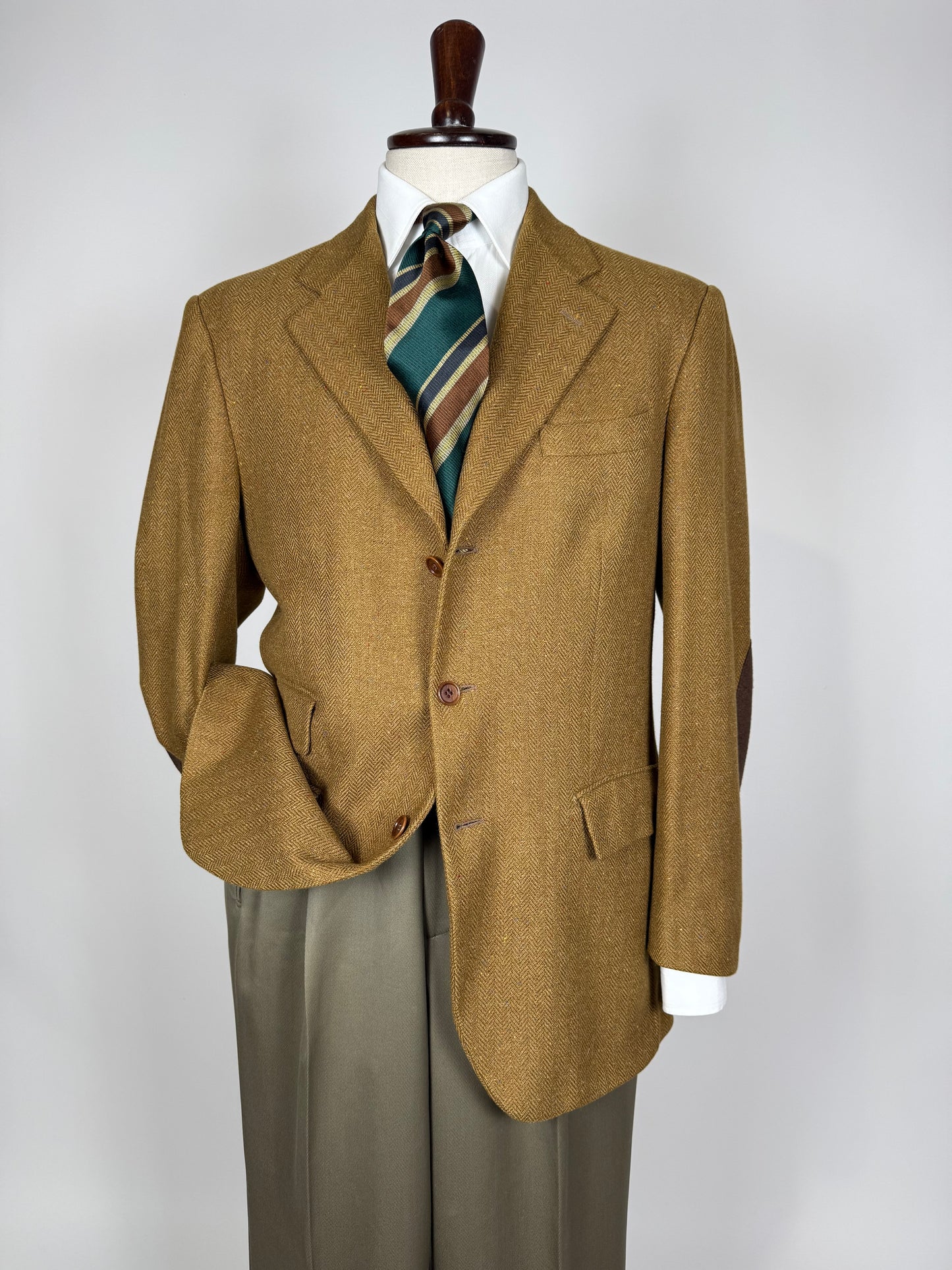 Giacca anni '90 100% cashmere donegal tess. Loro Piana - tg. 50/52