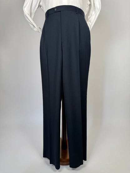 Completo fresco lana blu anni '80/'90 NOS - tg. 54 drop 3-4