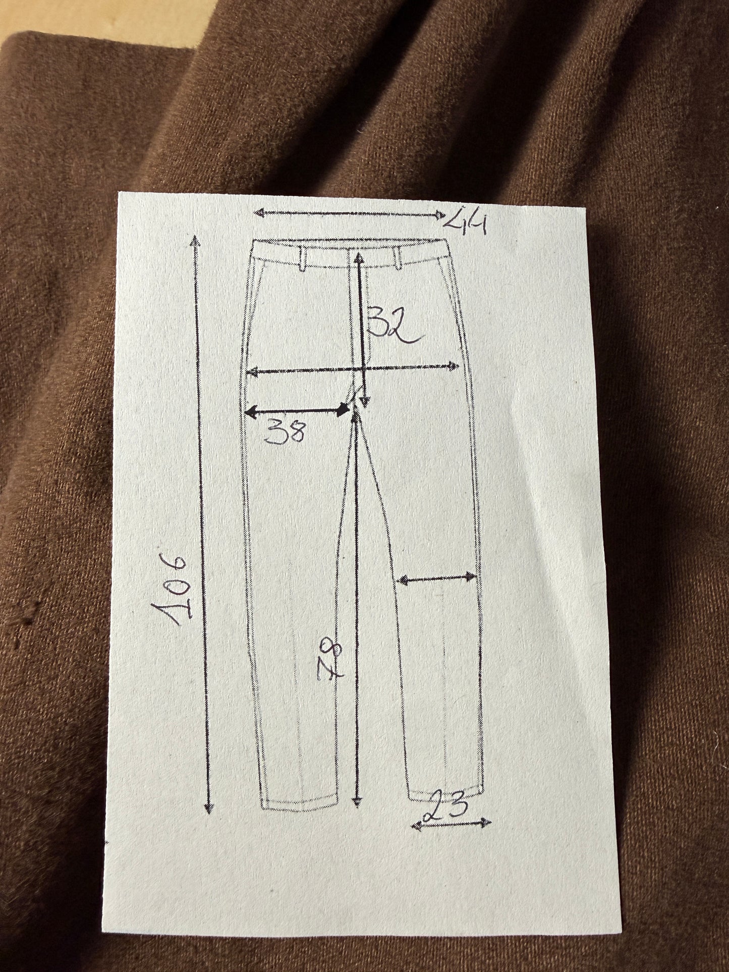 Pantaloni in fustagno anni ‘80 - tg. 50