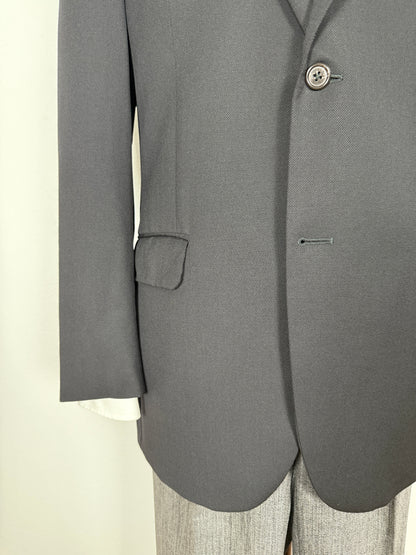 Giacca Corneliani in twill di lana nero - tg. 50/52