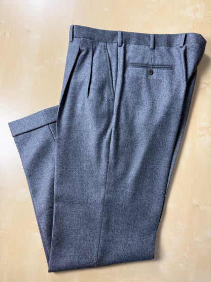 Pantaloni De Paz flanella grigio medio - tg. 50/52
