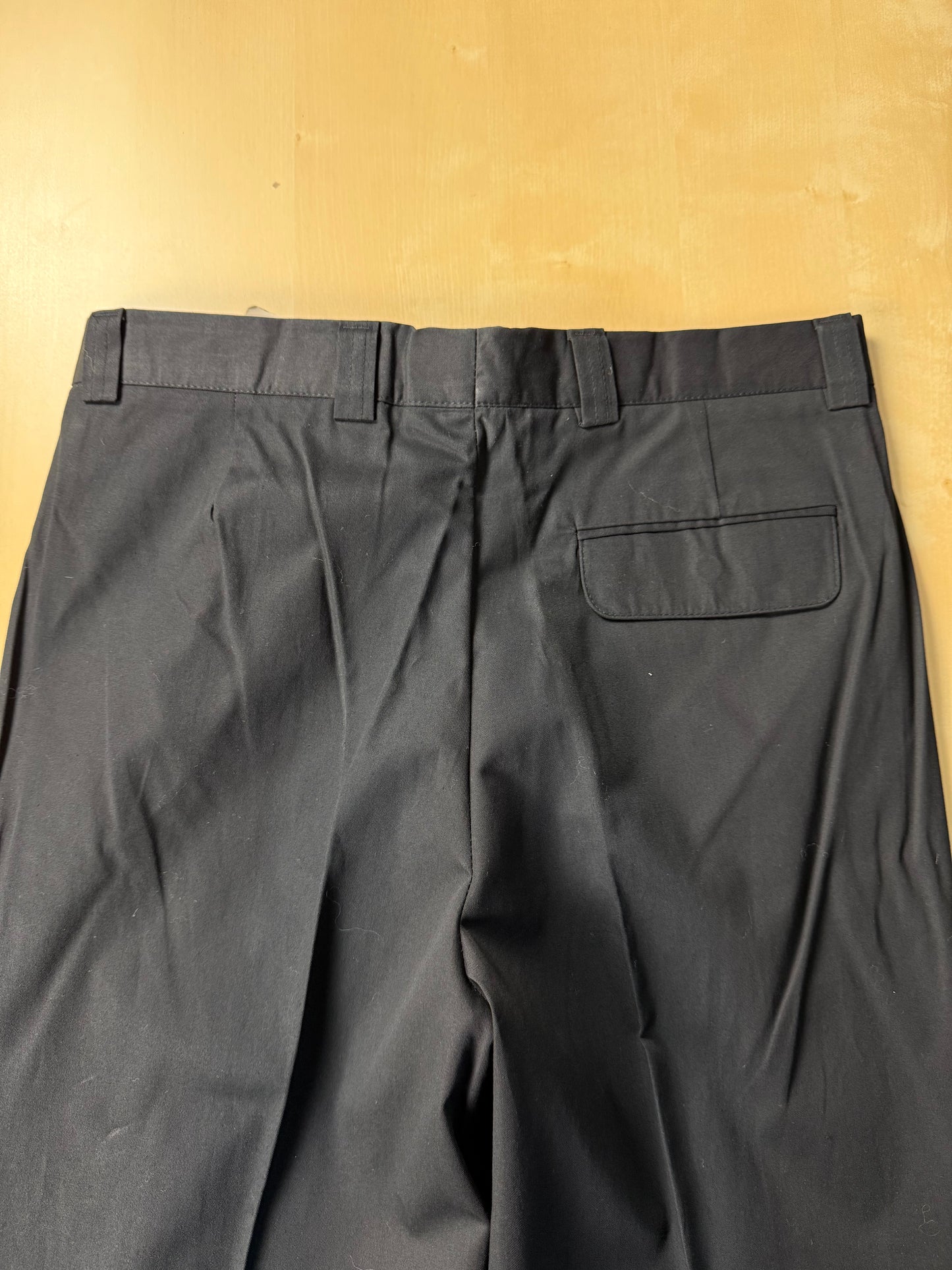 Pantaloni anni '80 in cotone nero (NOS) - tg. 48