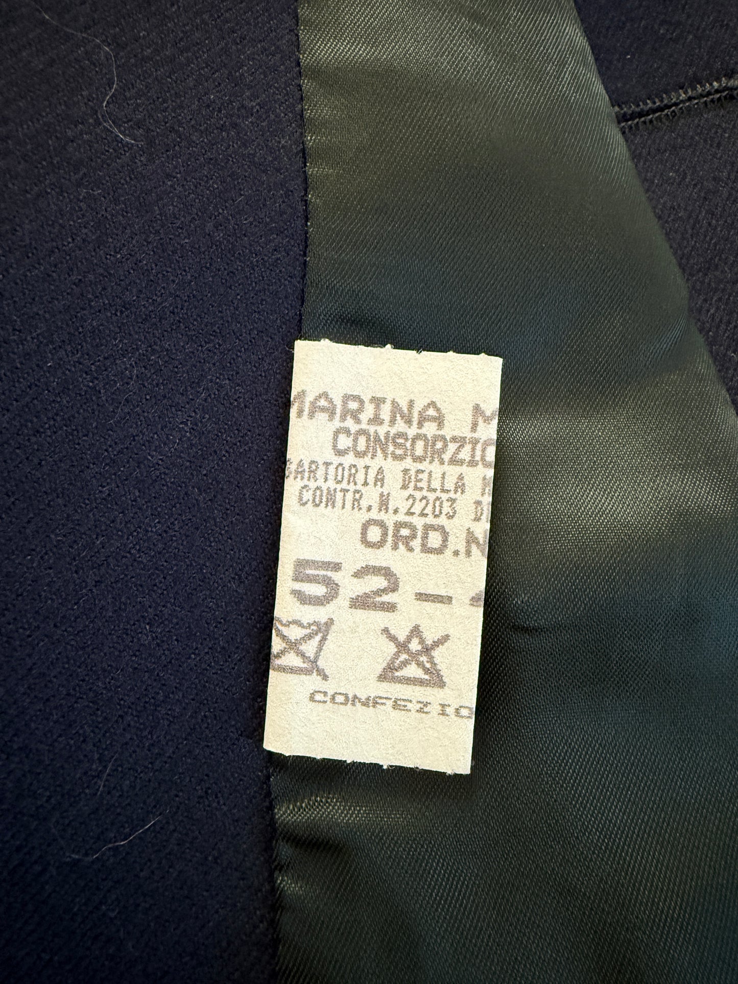 Navy blazer Marina Militare Italiana anni ‘90 - tg. 48/50