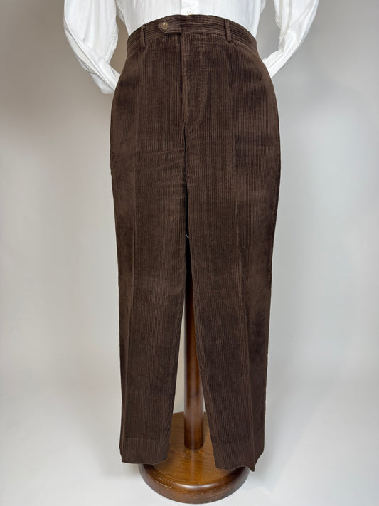 Pantaloni Etro velluto a coste marrone - tg. 54