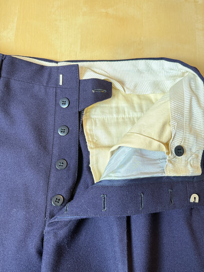 Completo anni ‘60 flanella blu - tg. 46