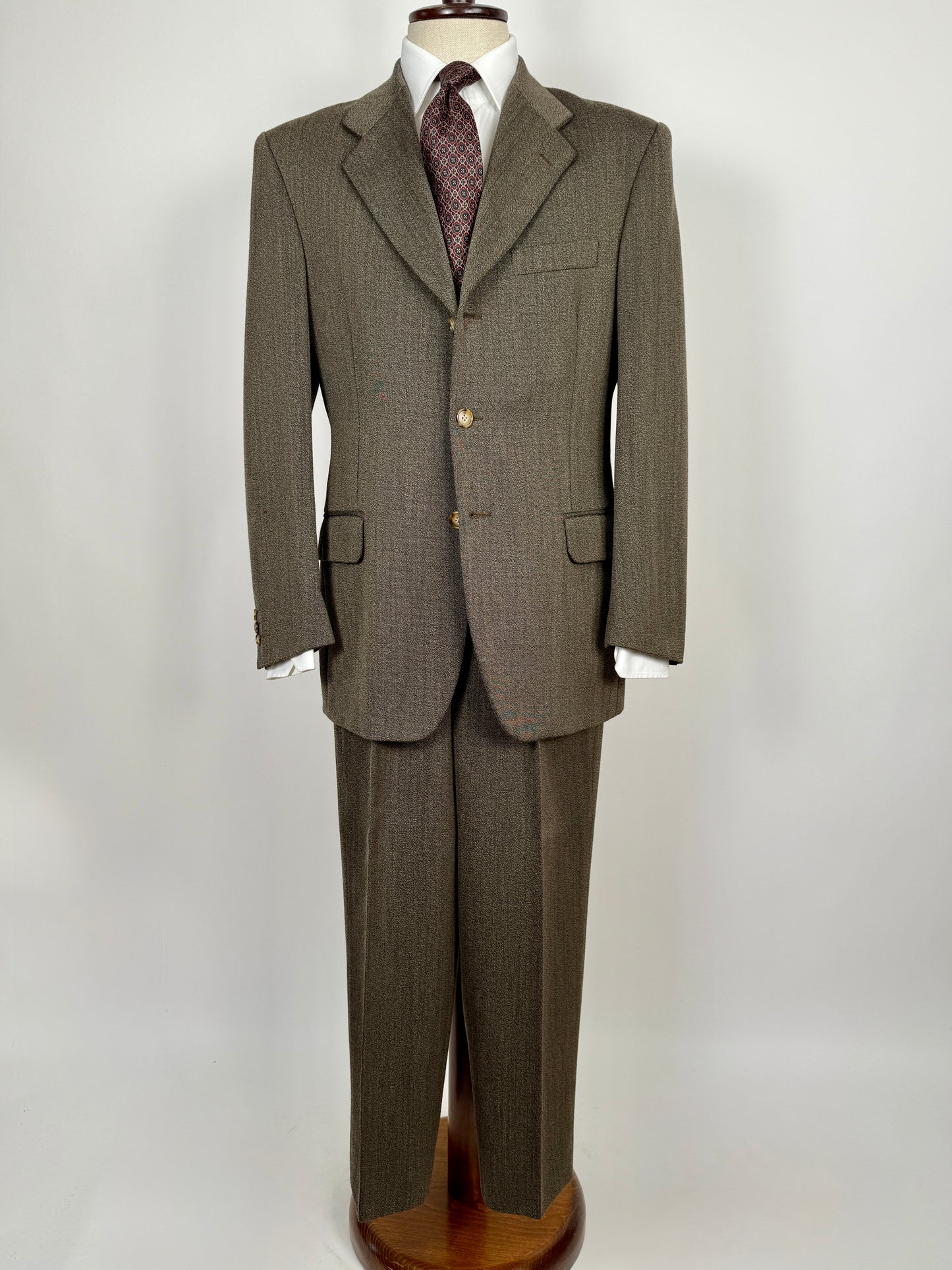 Completo anni ‘90 covert cachi - tg. 48/50