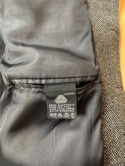 Giacca anni ‘90 herringbone grigio - tg. 48