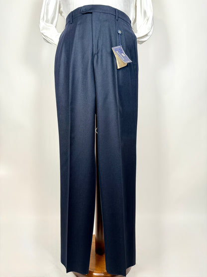 Pantaloni flanella blu notte (NOS) - tg. 46/48