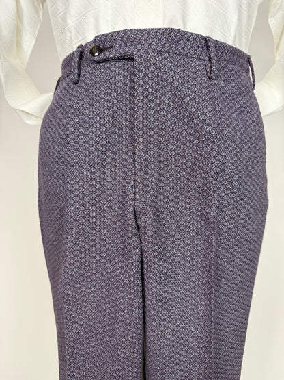 Completo anni ‘70 viola optical - tg. 44