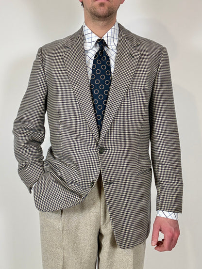 Giacca Hilton anni ‘80 100% cashmere pied-de-poule - tg. 50