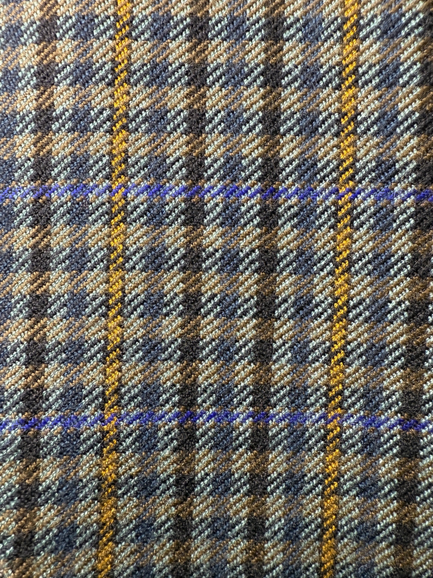 Giacca anni ‘80 in lana check finestrata - tg. 52/54