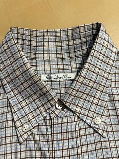 Camicia Loro Piana quadri tattersall - L