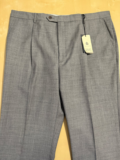 Pantalone anni ‘90 fresco lana grigio chiaro (NOS) - tg. 54/56