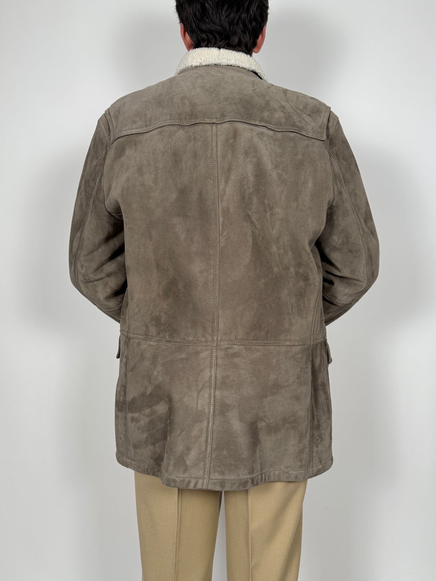 Cappotto shearling agnello Ermenegildo Zegna - tg. 46-48 (M)