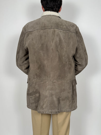 Cappotto shearling agnello Ermenegildo Zegna - tg. 46-48 (M)