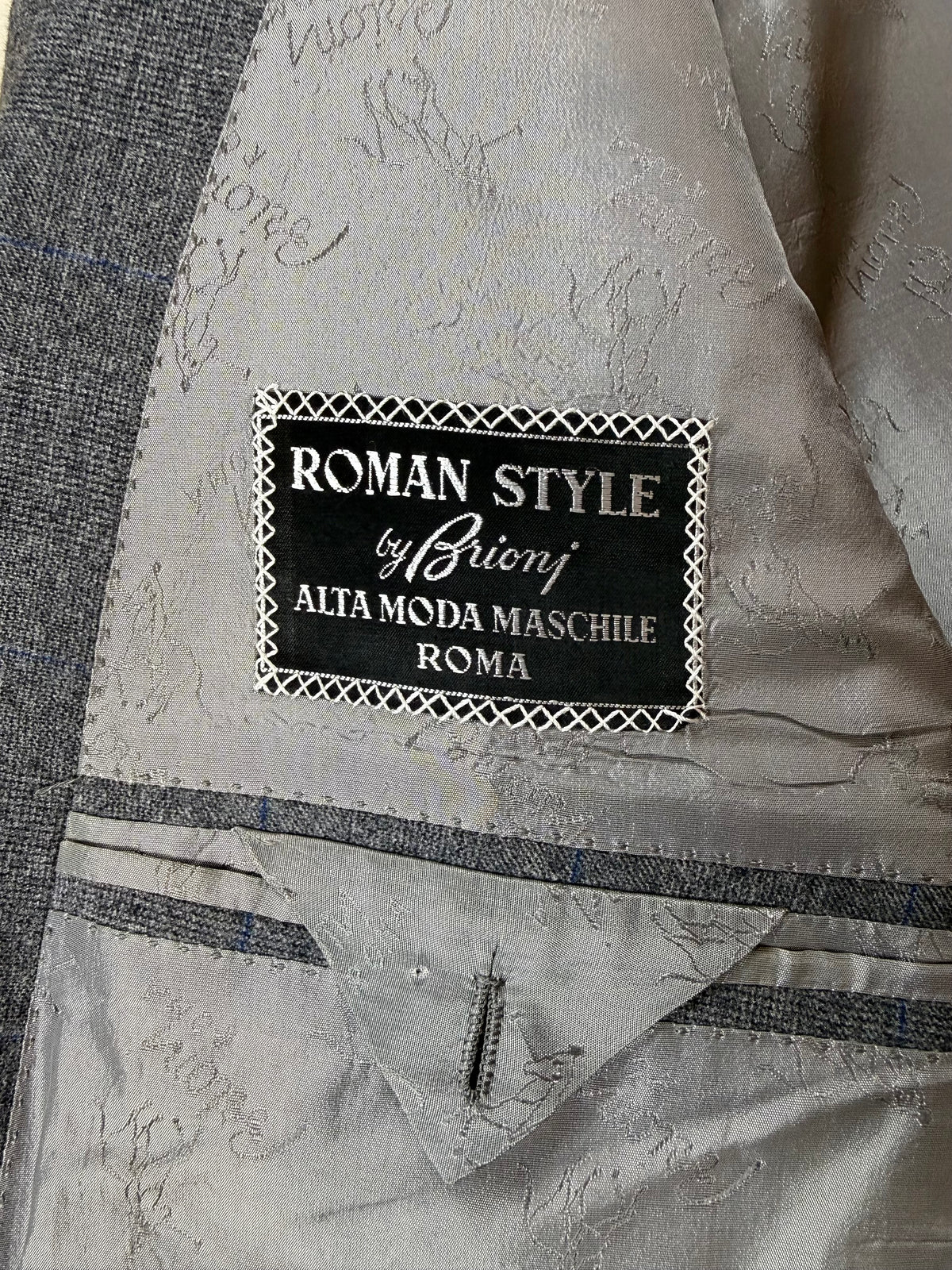 Giacca Brioni anni '80 flanella principe di Galles - tg. 52/54
