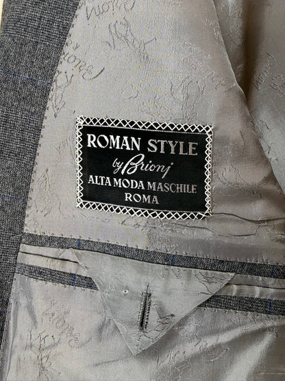Giacca Brioni anni '80 flanella principe di Galles - tg. 52/54