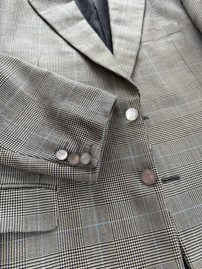 Giacca Yves Saint Laurent anni ‘90 principe di Galles bottoni madreperla - tg. 50