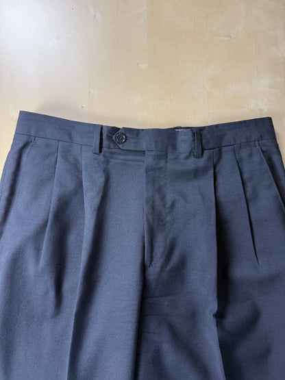 Pantaloni fresco lana blu notte - tg. 48/50