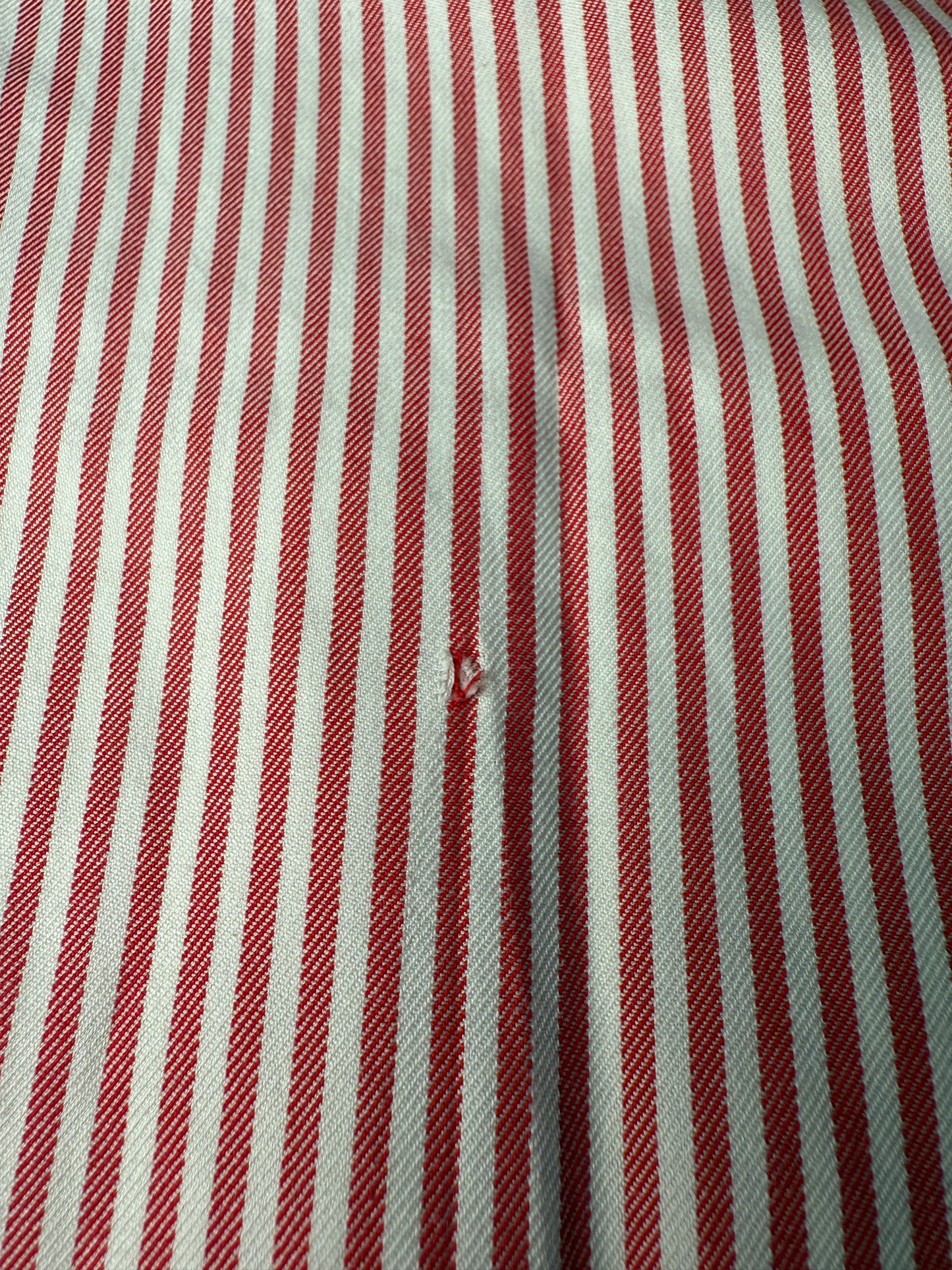 Camicia anni ‘70 rossa a righe - M collo 42