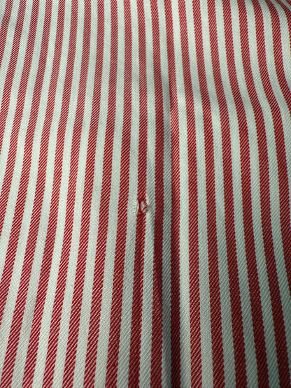 Camicia anni ‘70 rossa a righe - M collo 42
