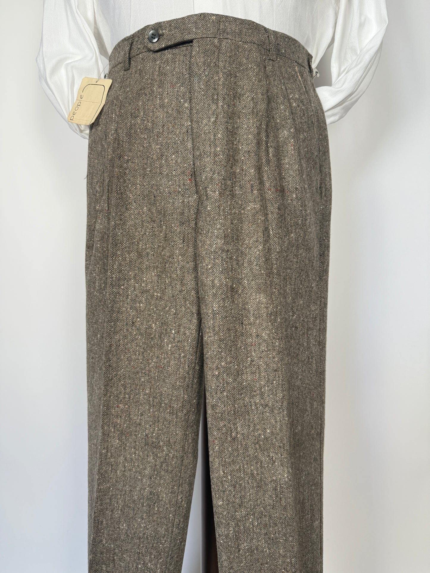 Pantaloni anni ‘70 donegal tweed (NOS) - tg. 44