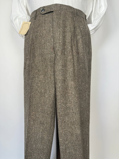Pantaloni anni ‘70 donegal tweed (NOS) - tg. 44
