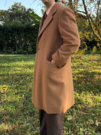Cappotto cammello sartoriale anni ‘70/‘80 - tg. 48-50