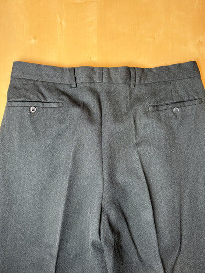 Pantaloni anni ‘80 flanella verde pino - tg. 52/54