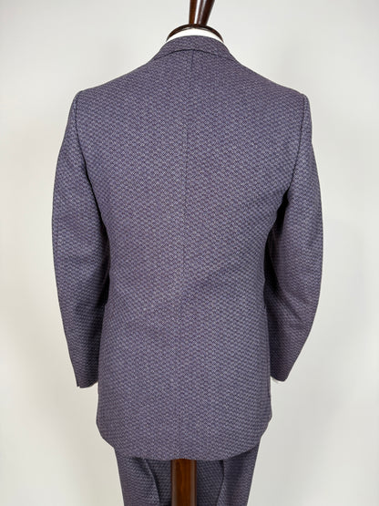 Completo anni ‘70 viola optical - tg. 44