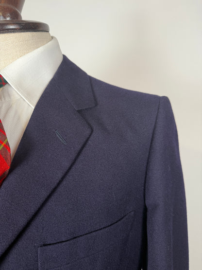 Completo anni ‘60 flanella blu - tg. 46