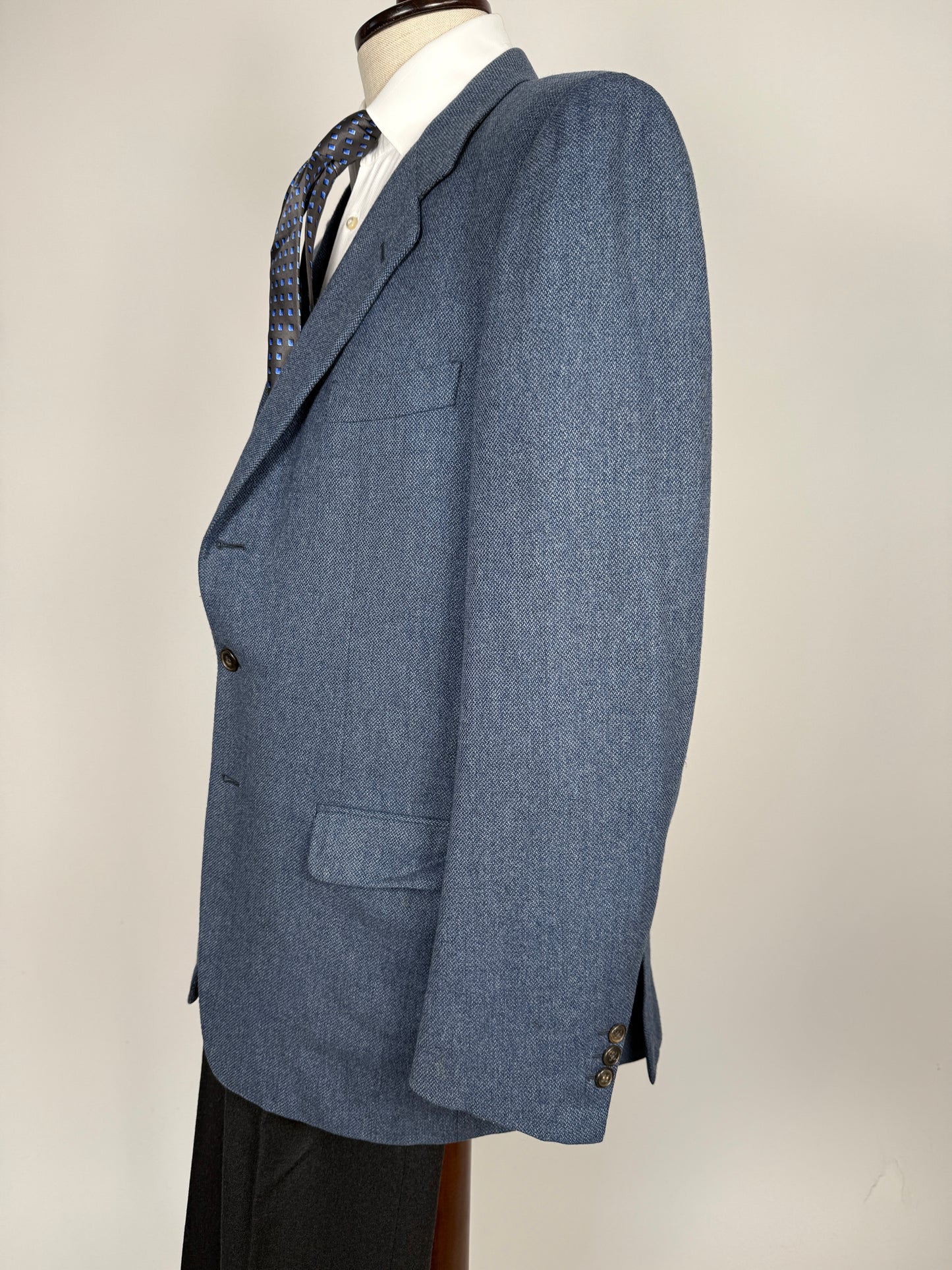 Giacca Burberrys in lana e cashmere blu - tg. 52