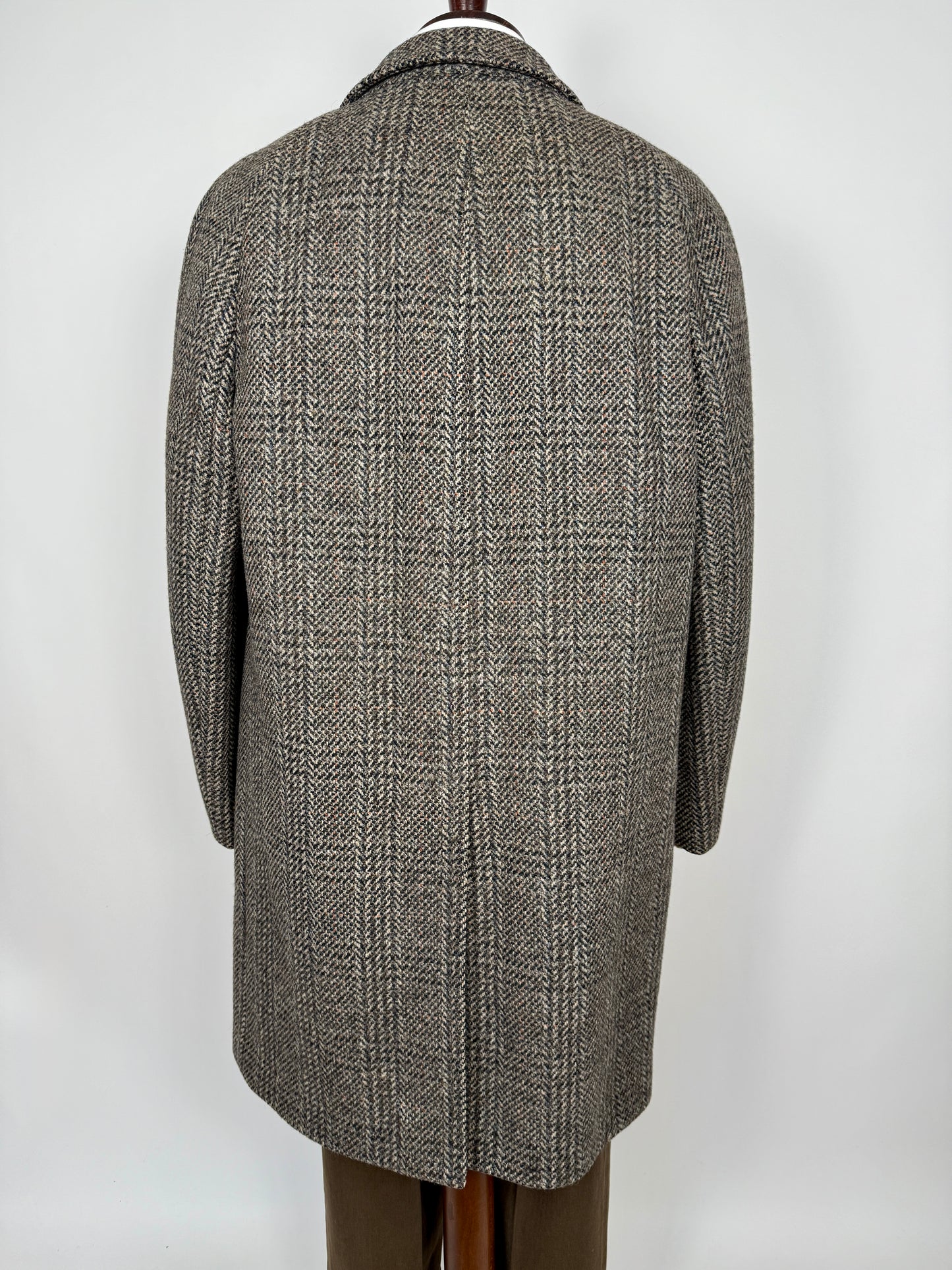 Cappotto raglan in tweed scozzese Crombie - tg. 50-52