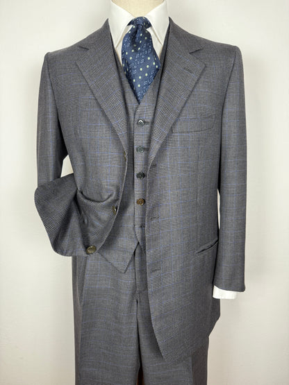 Completo 3 pezzi sartoriale principe di Galles - tg. 50