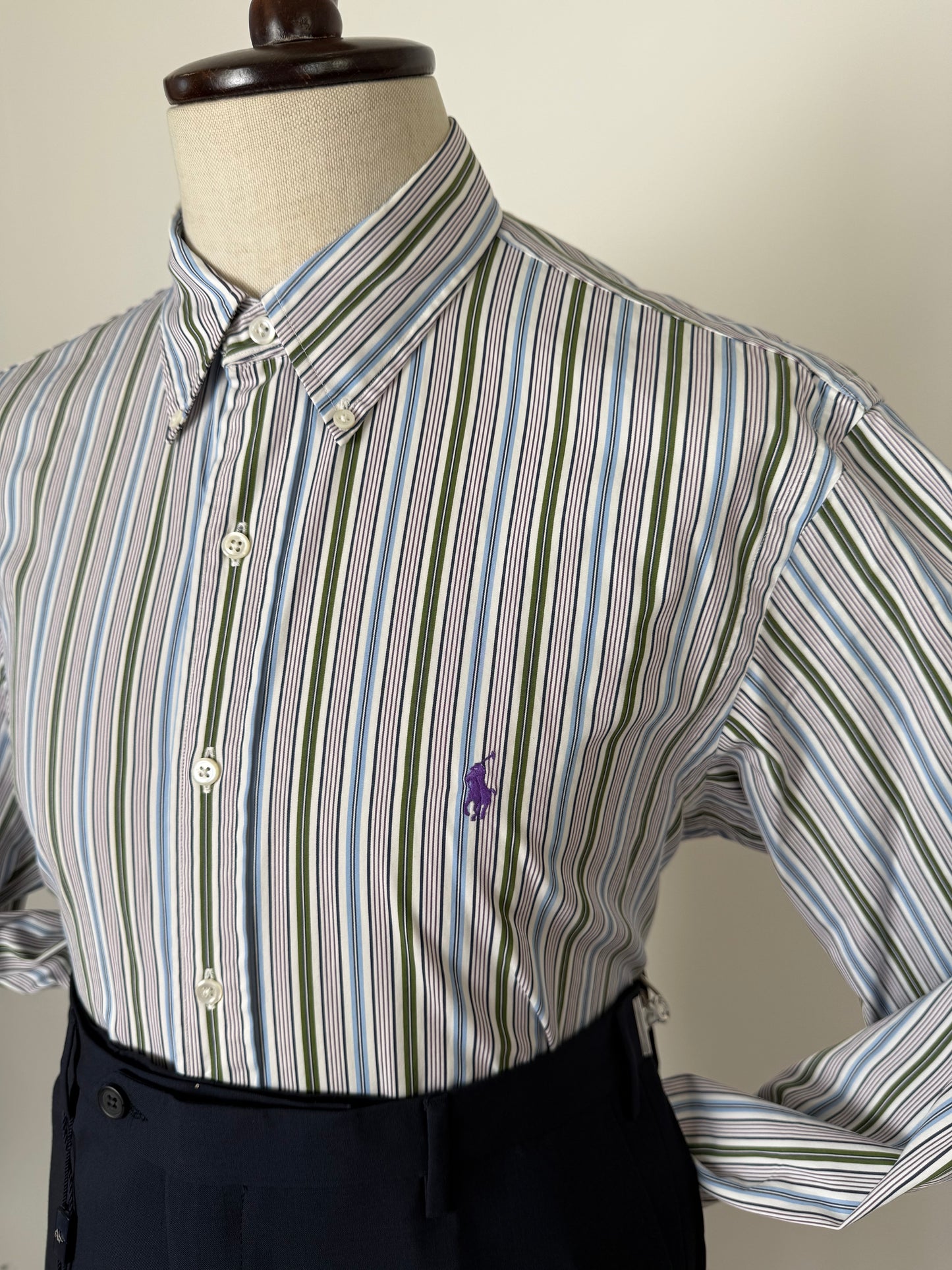 Camicia Ralph Lauren righe - XL collo 43