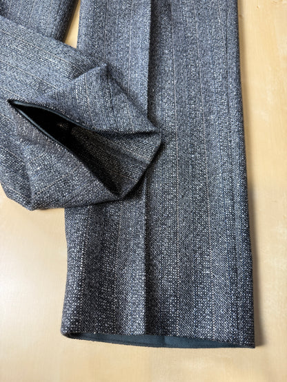 Completo anni ‘70/‘80 tweed lana e seta - tg. 52/54