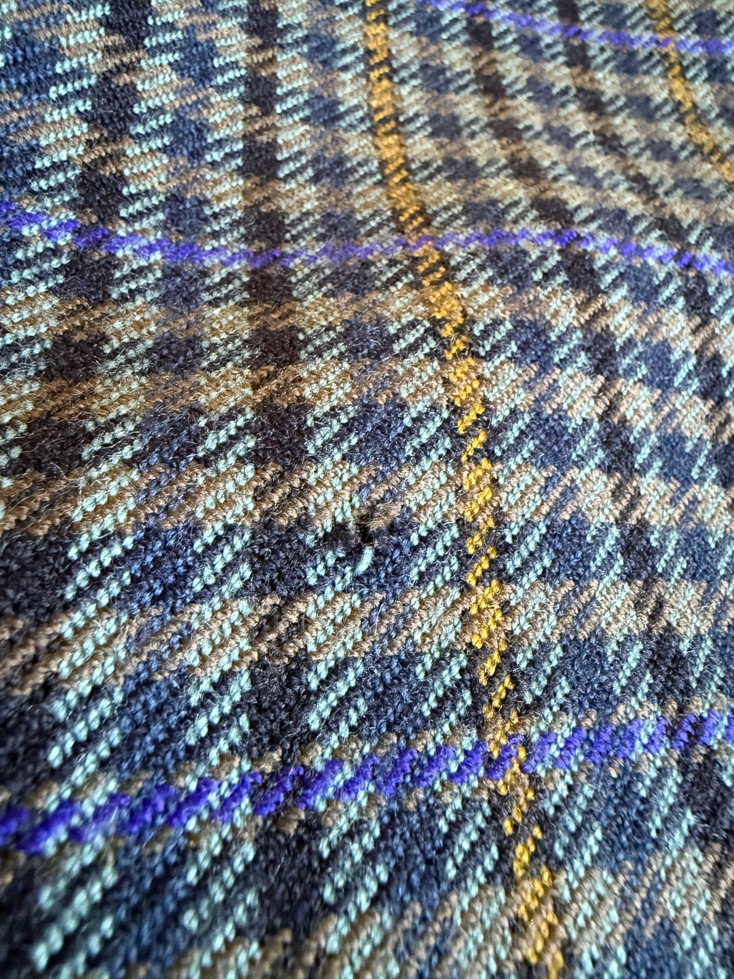 Giacca anni ‘80 in lana check finestrata - tg. 52/54