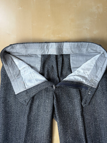 Completo anni ‘70/‘80 tweed lana e seta - tg. 52/54