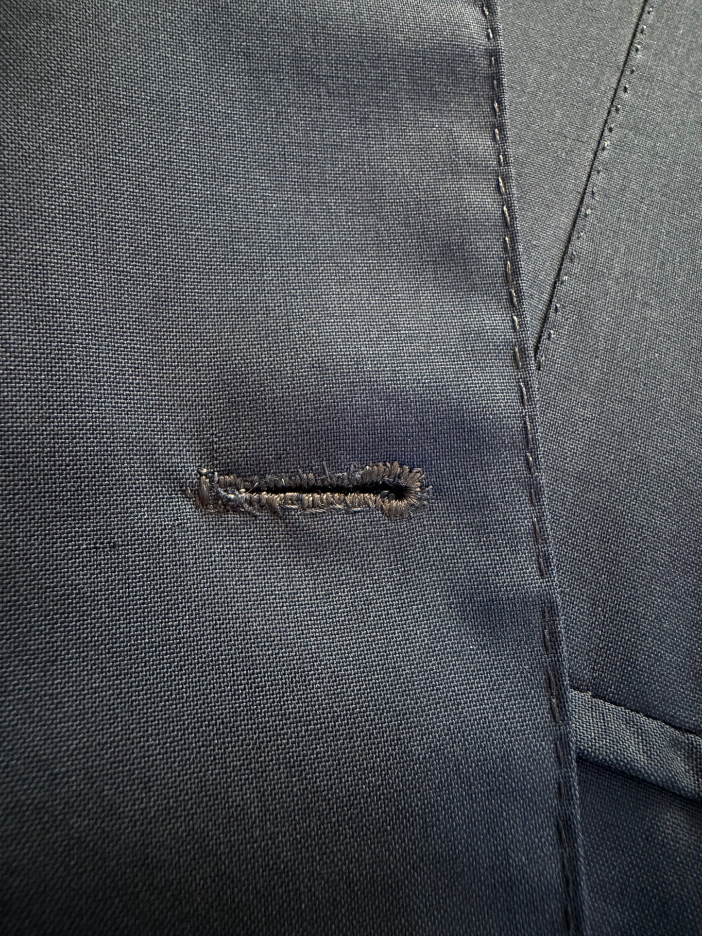 Giacca sartoriale fresco lana blu navy - tg. 50/52
